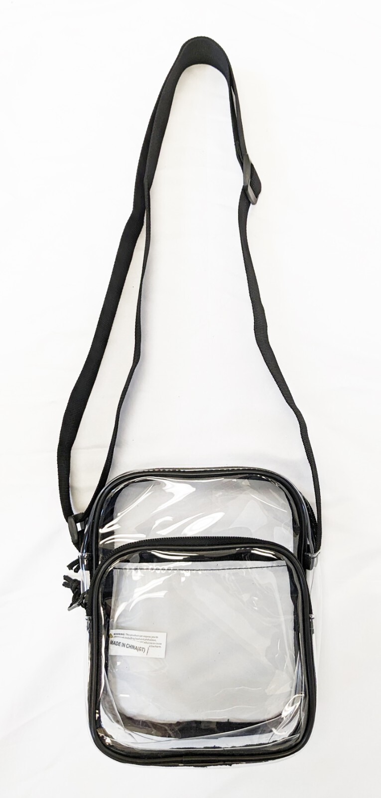 Clear Stadium Approved Sling Bag Transparent Purse Sporting Events Concerts