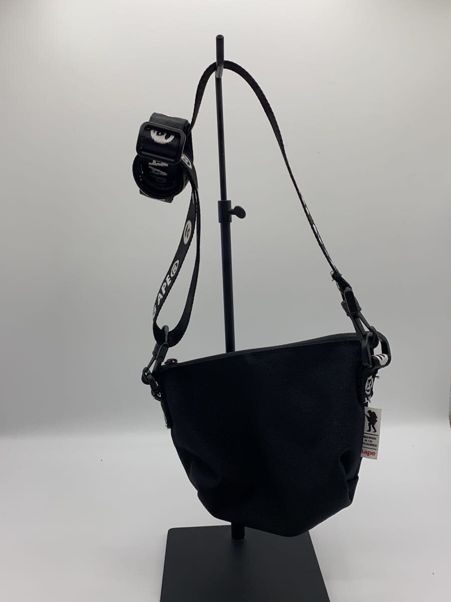 Manhattan Portage × AAPE BY A BATHING APE Waist Bag, Nylon, Black (Solid Color)