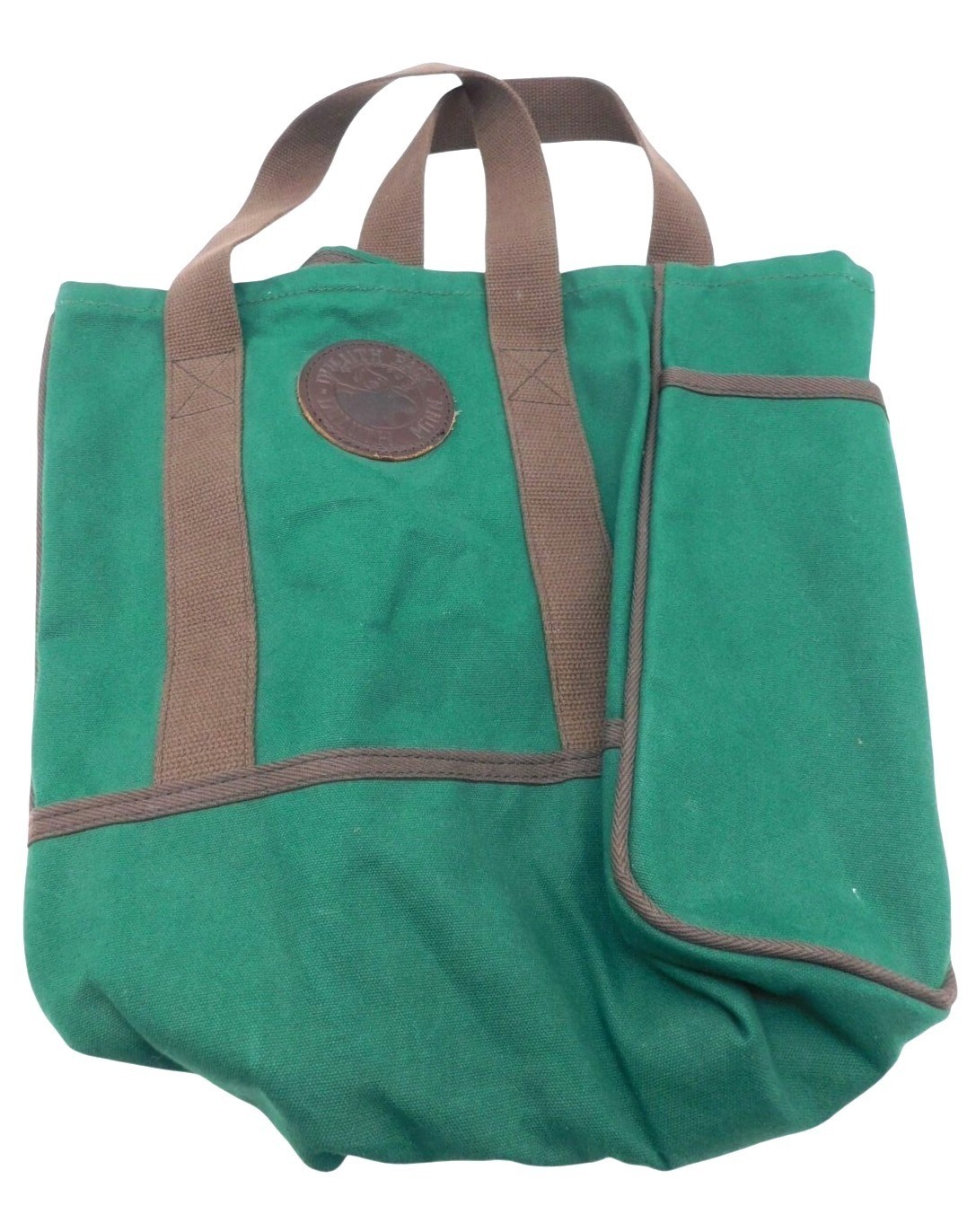 Duluth Pack Green Canvas Tote Bag Made in USA Minnesota