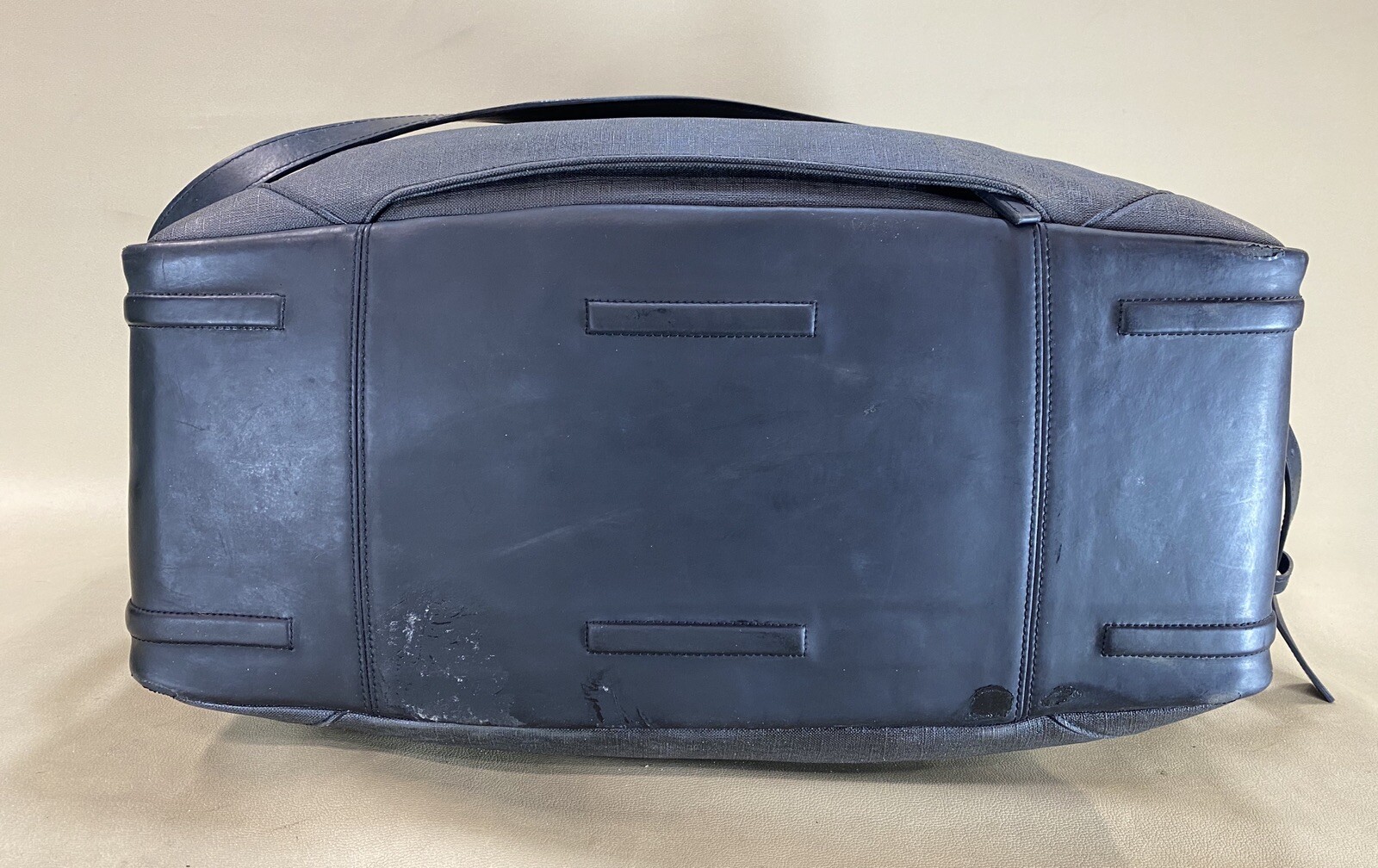 Preowned Tumi Dark Grey Coated Canvas Ashton Lenox Duffel Bag 333159GRY $995