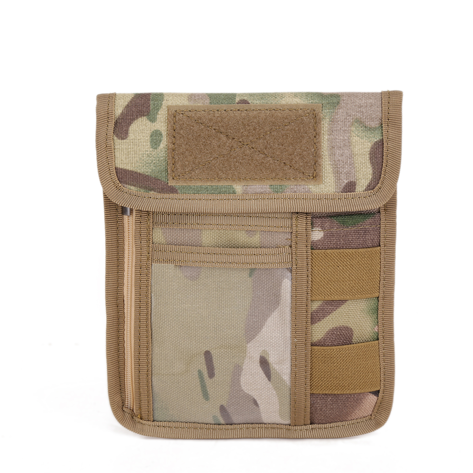 Tactical ID Card Holder Document Chest Hanging Mobile Phone Key Storage Bag US