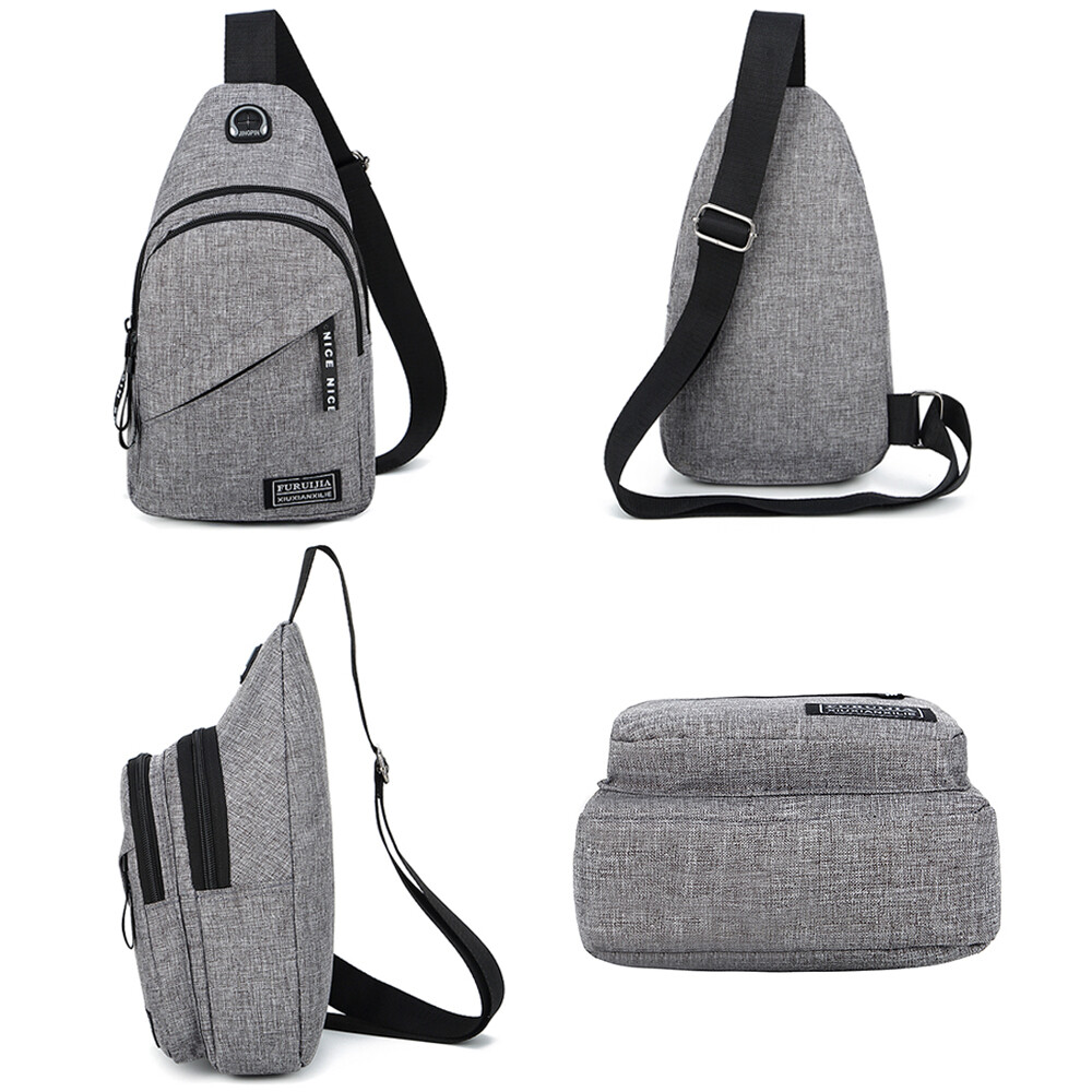 Men Women Sling Bag Chest Fanny Packs Cross Body Travel Shoulder Backpack NEW