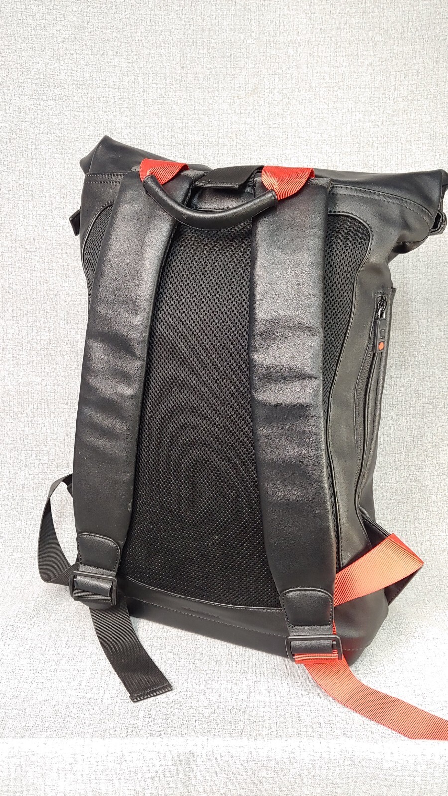 Moleskine Super Mario Classic Roll Top Backpack Bag Black Limited Side Zip used