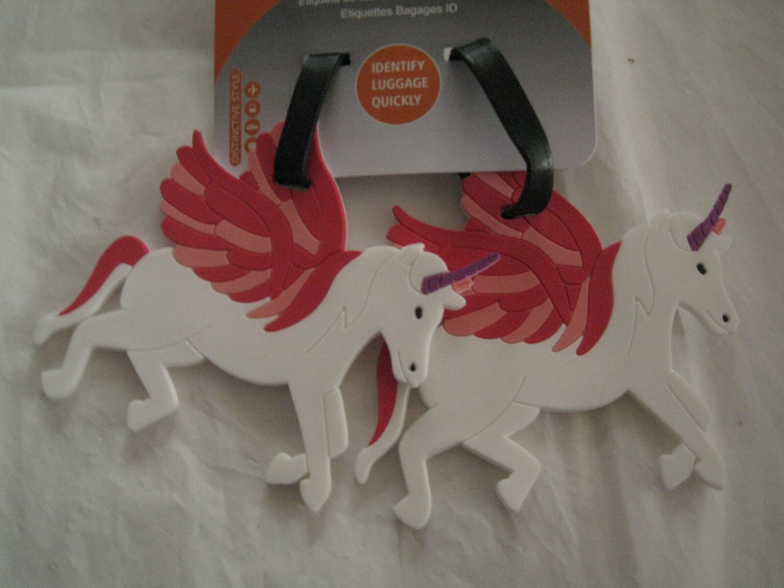 MIAMI CARRY ON UNICORNS NOVELTY Luggage Tag Set of 2-One Size Green/Brown-NEW