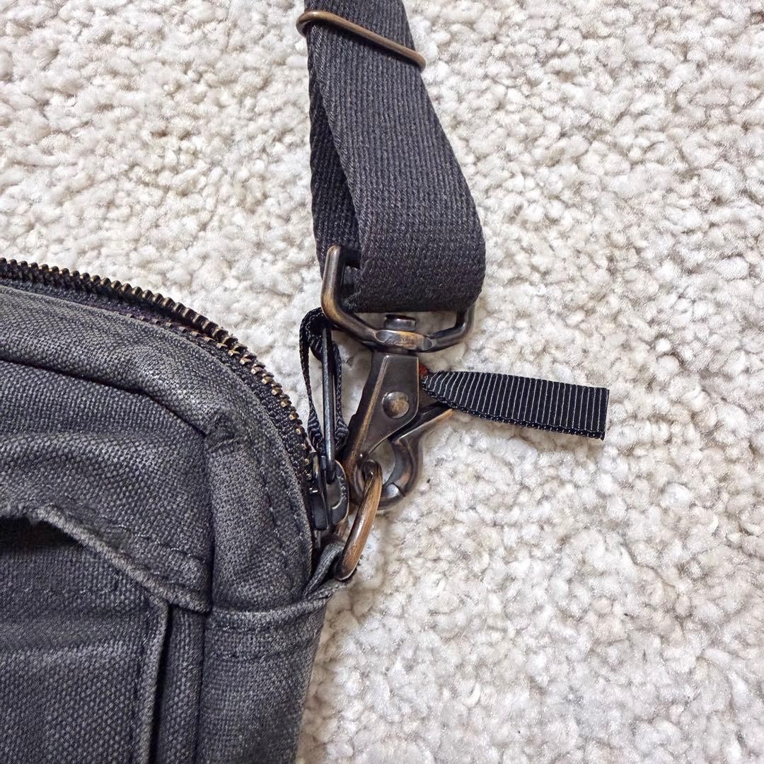 Authentic LEVI’s x PORTER Black Denim Mini Shoulder Bag, 14x23x4cm, Slight Wear