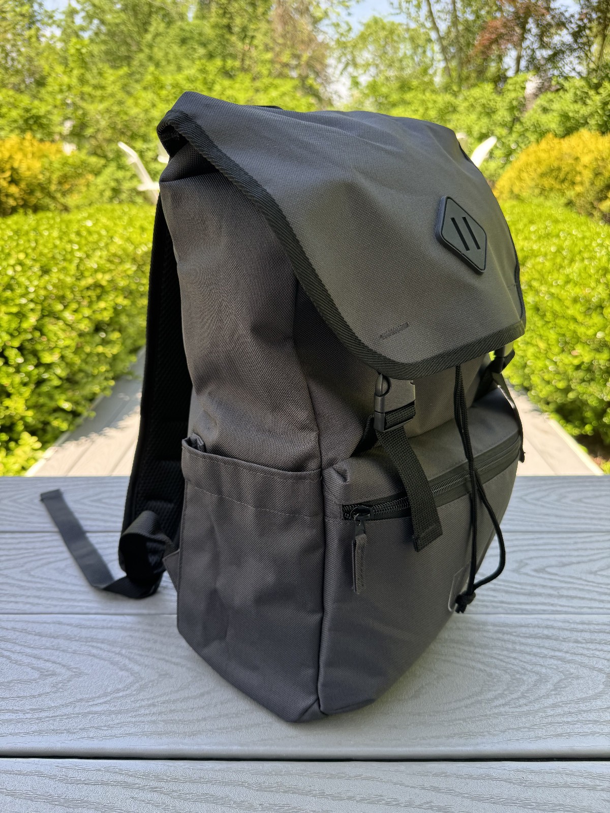 NEW LEEDS REPREVE EVERYDAY BLACK RECYCLE OCEAN PLASTIC 15″ COMPUTER BACKPACK BAG