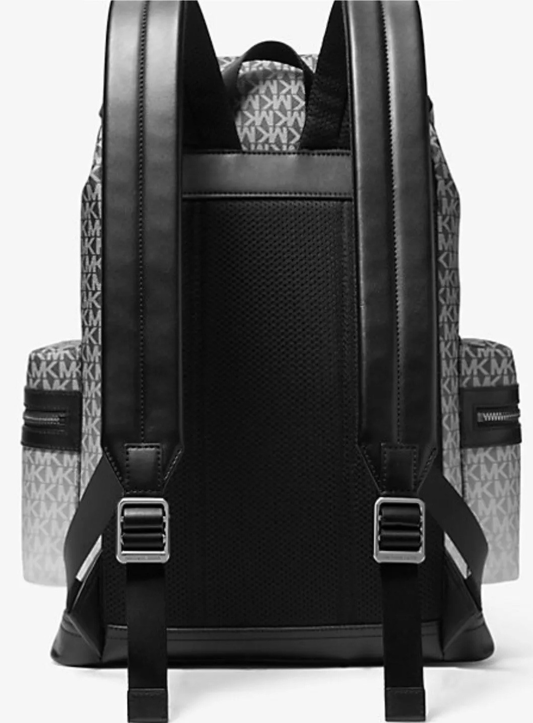 Michael Kors Cooper Ombré Logo Utility Commuter Backpack Black
