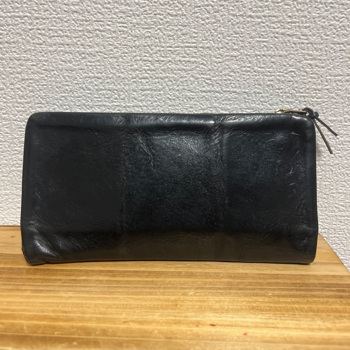 Porter 101-06001 SOAK Bi-Fold Wallet Cowhide Leather Italian Black/Natural 18cm