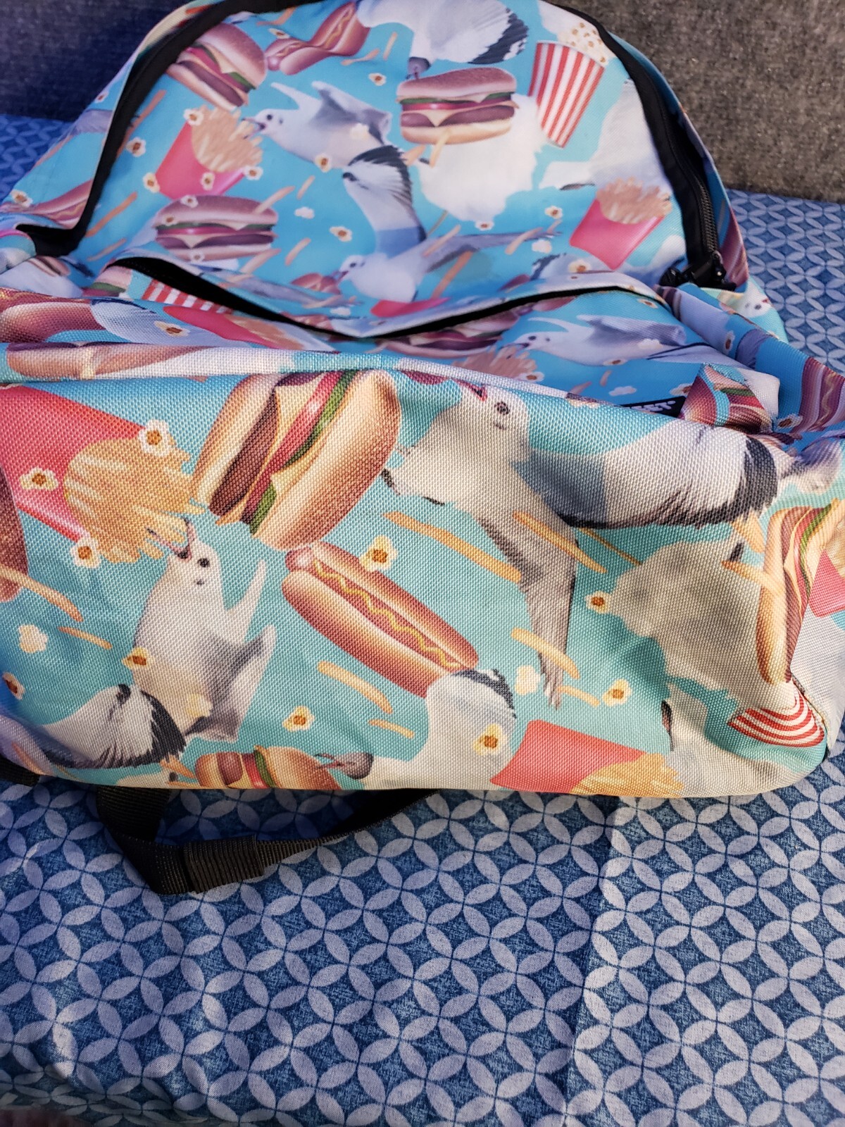 TWO LEFT FEET BACKPACK – BIRD FEED (BIG 17X12X6 INCHES