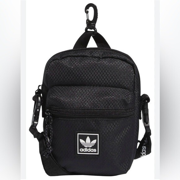 Adidas Black Logo Originals OG Festival Unisex Adult Mini Backpack