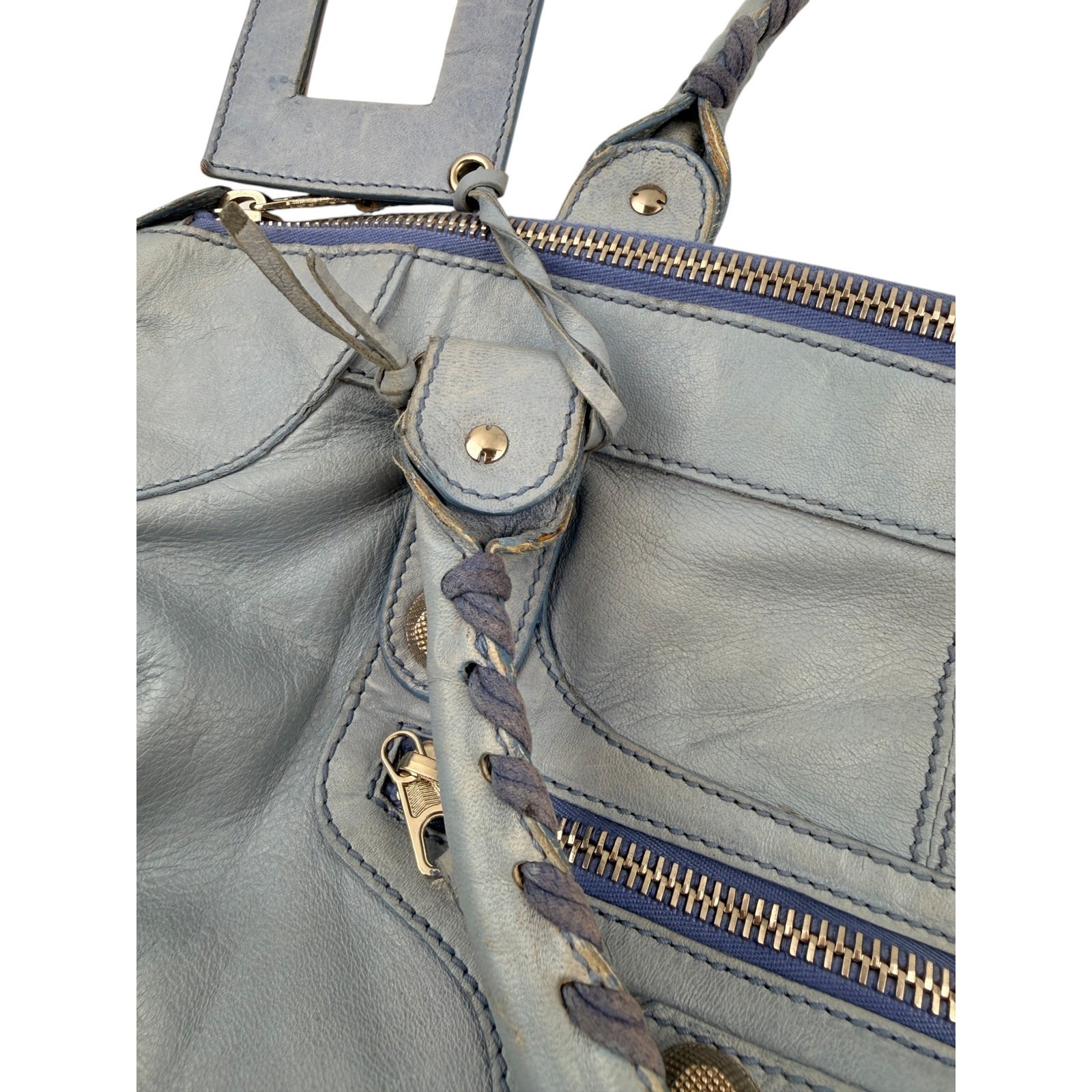 Balenciaga Ardoise Lambskin Leather Giant 21 Work Bag
