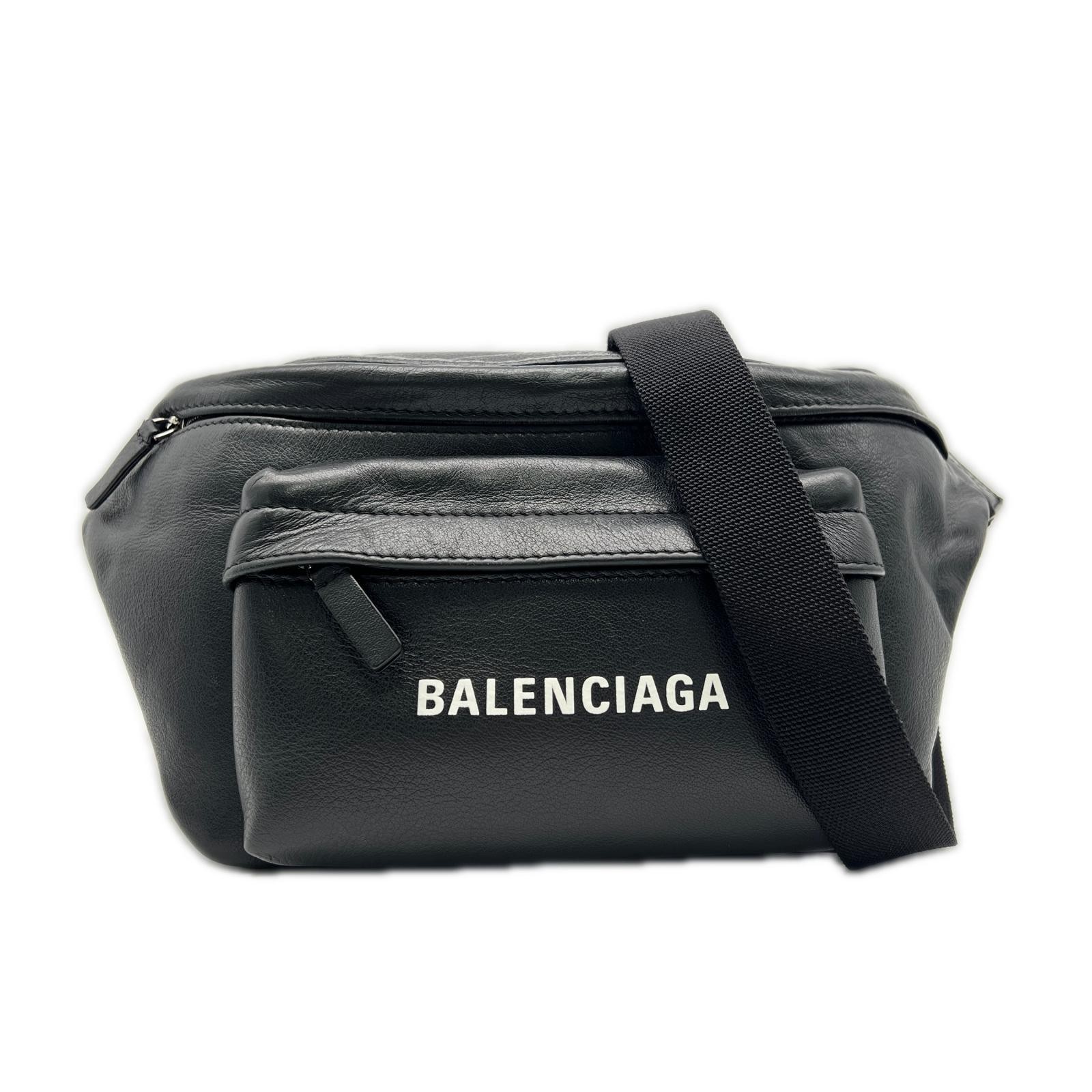 BALENCIAGA Leather Everyday 552375 Black Calf