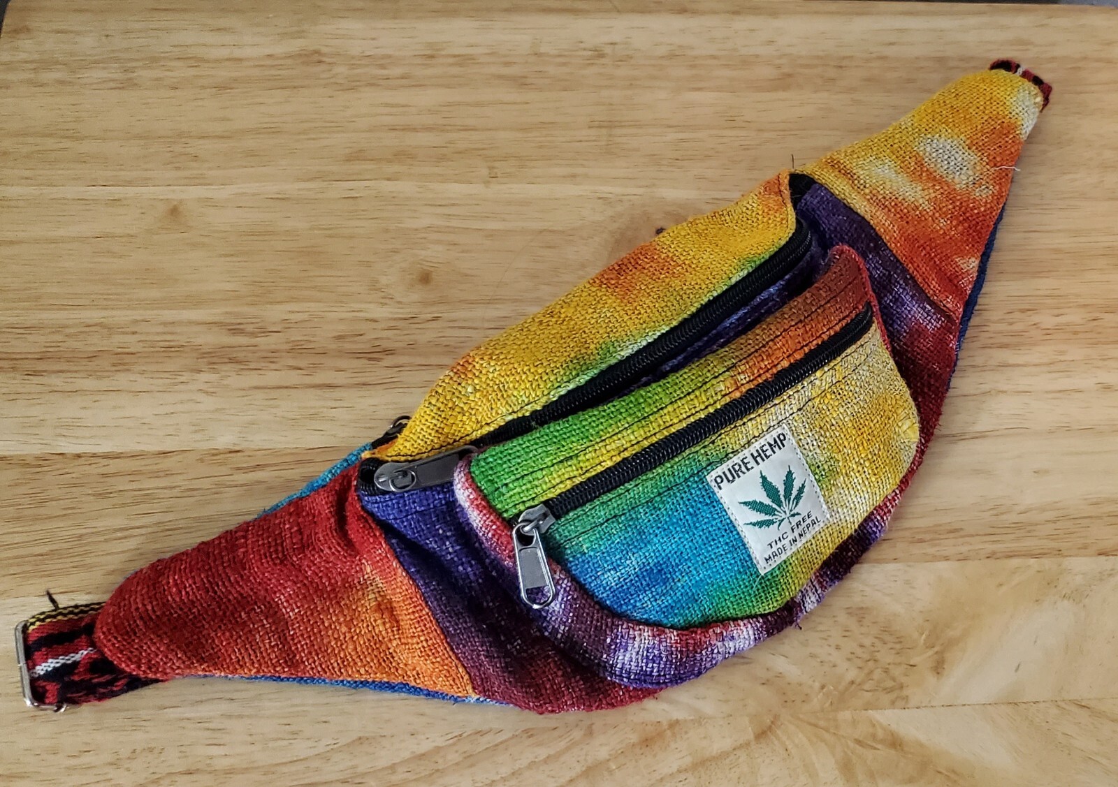 Tie Dye Hemp Fannypack