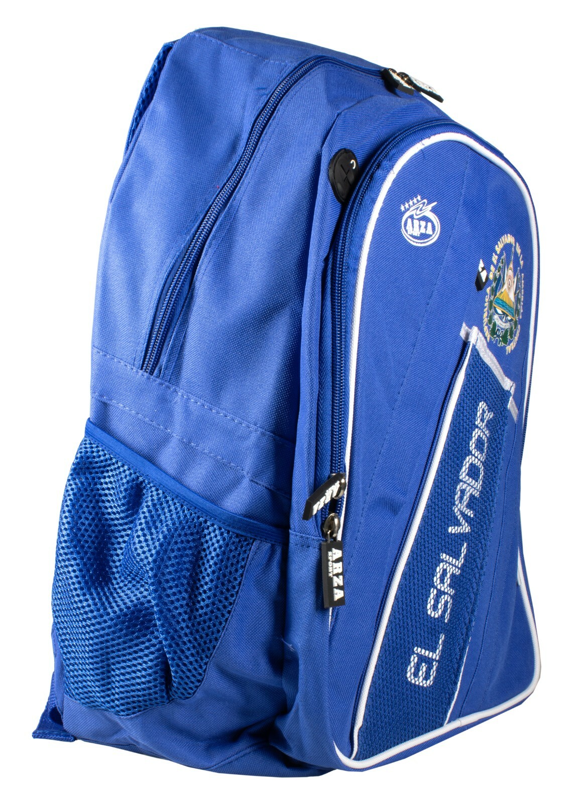 Backpack EL SALVADOR Arza color Blue. Back to School.