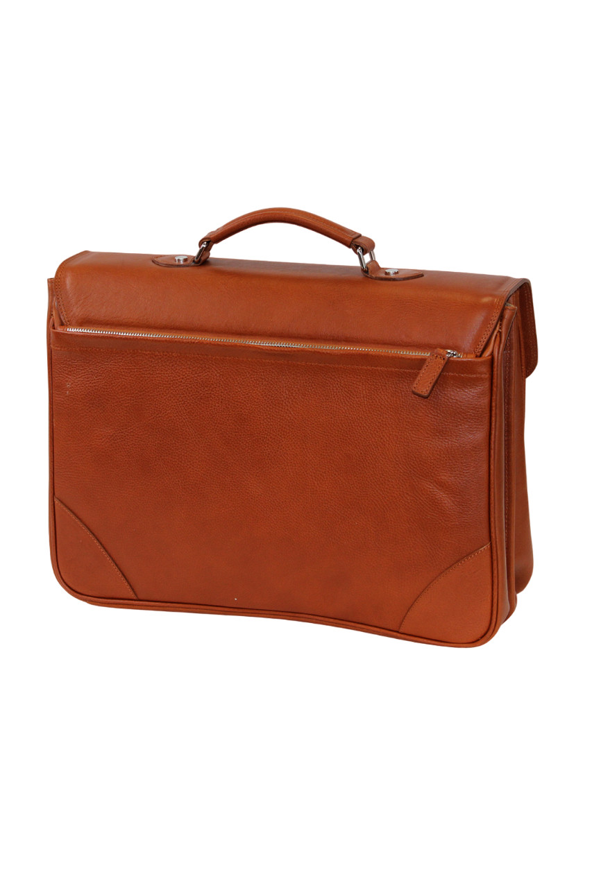 Leather Briefcase Luxury Medium Case Soft Full Grain Leather HANDMADE TO ORDER