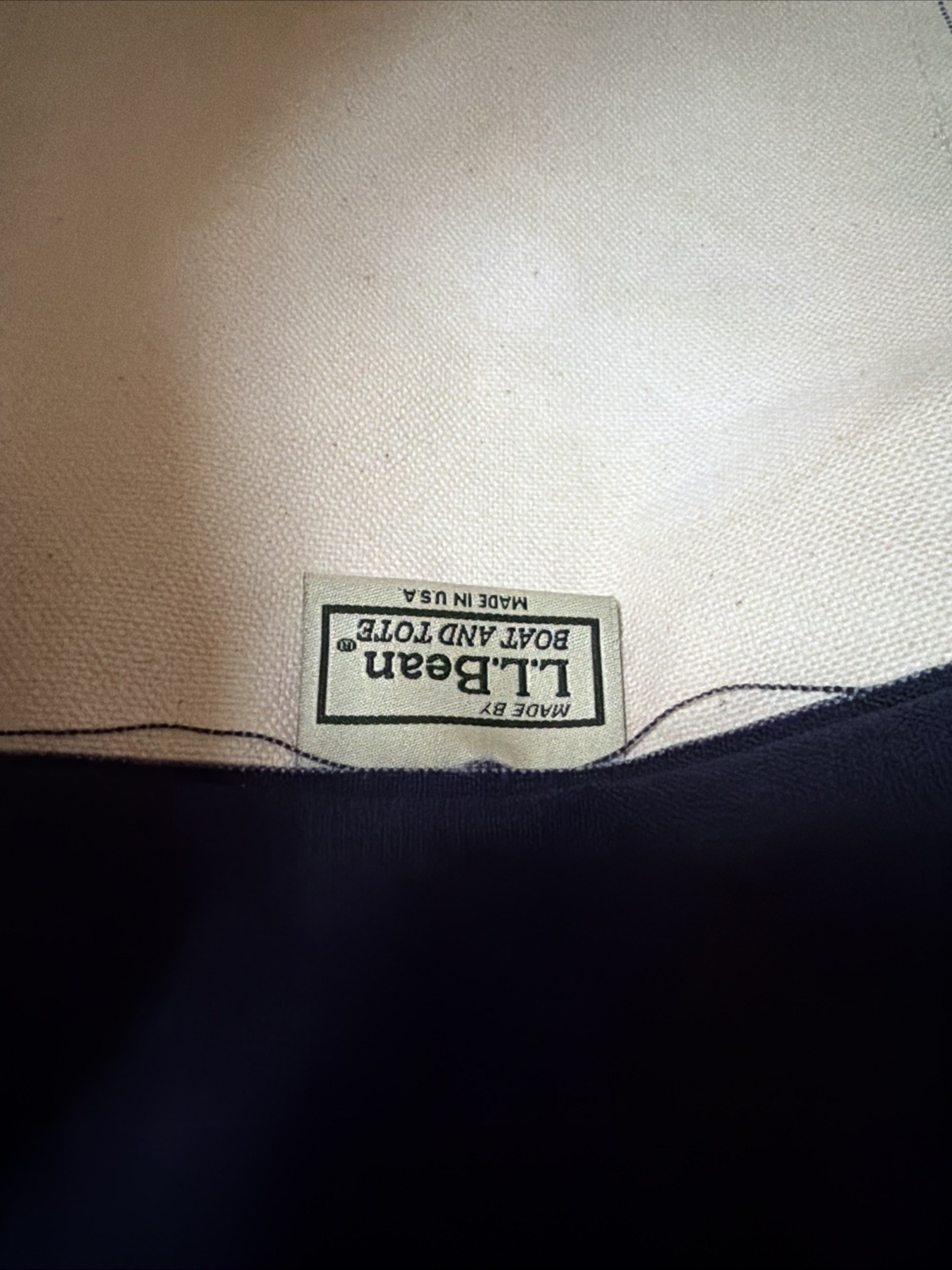 LL BEAN BOAT AND TOTE X-LARGE ZIP TOP Monogrammed