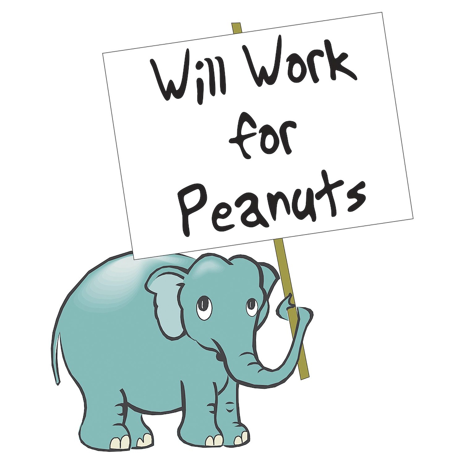 CafePress Elephant Tote Bag Work For Peanuts Tote Bag (10327781)