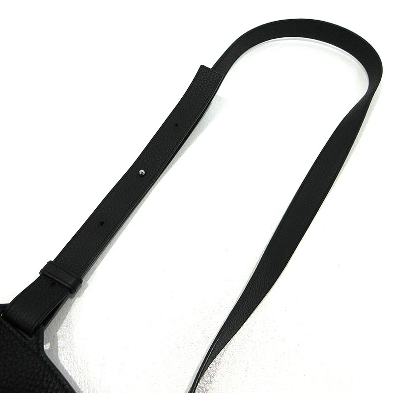 LOEWE Vertical T Pocket Shoulder Bag C500P02X02 Black