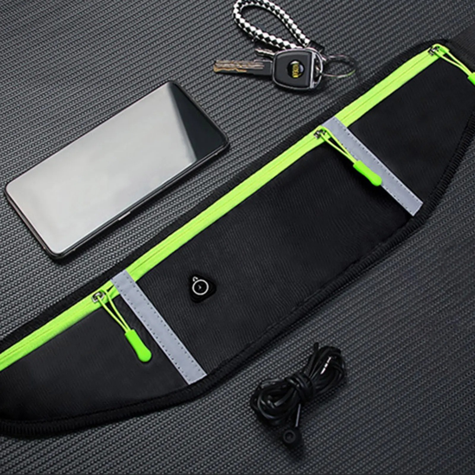Adjustable Running Belt Water Resistant Waist Pack Fanny Bag Unisex Phone Pouch