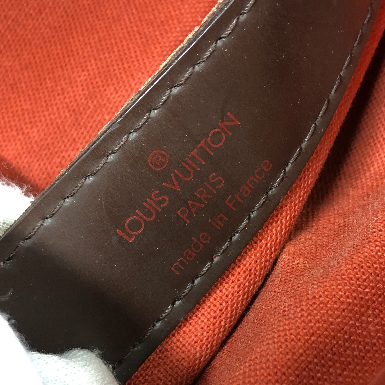 Auth Louis Vuitton Naviglio Shoulder Bag Damier Ebene Crossbody N45255 SR0095