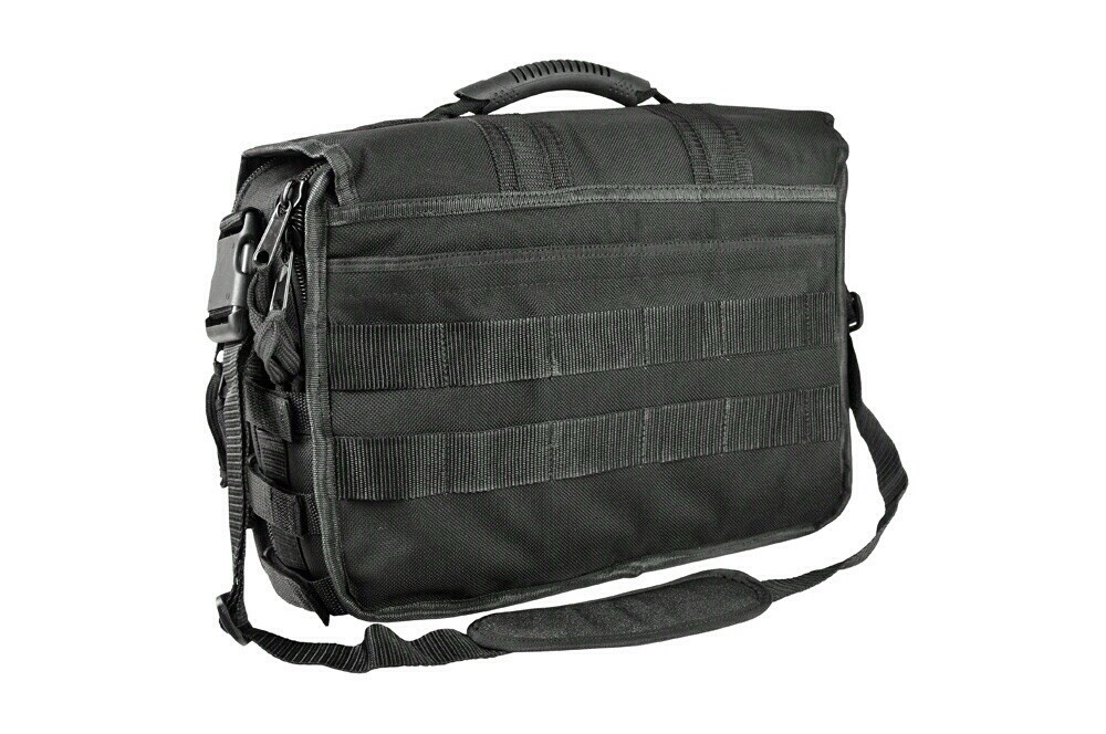 MOLLE Tactical Laptop Field Briefcase Shoulder Bag Heavy Duty – Black