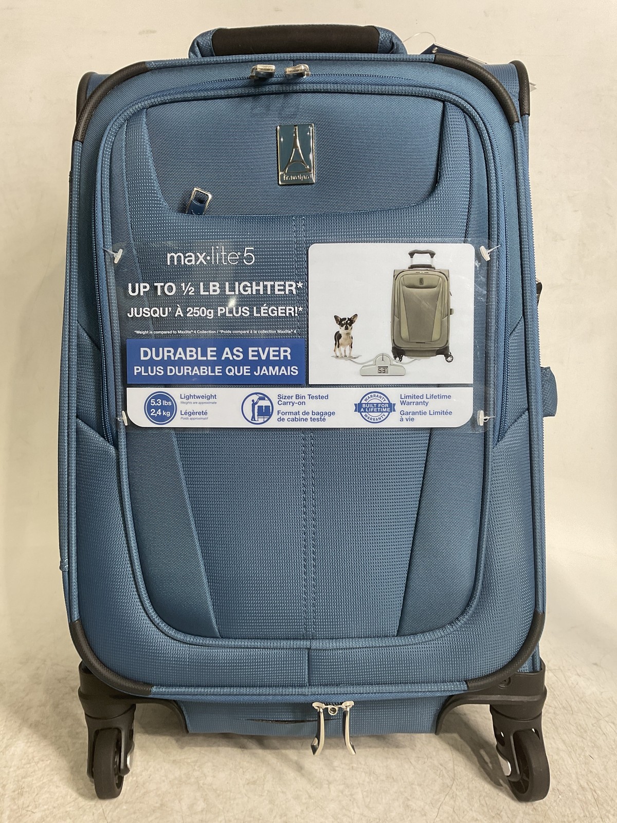 Travelpro Maxlite 5 Softside Expandable Luggage with 4 Spinner Wheels, 20 In U16