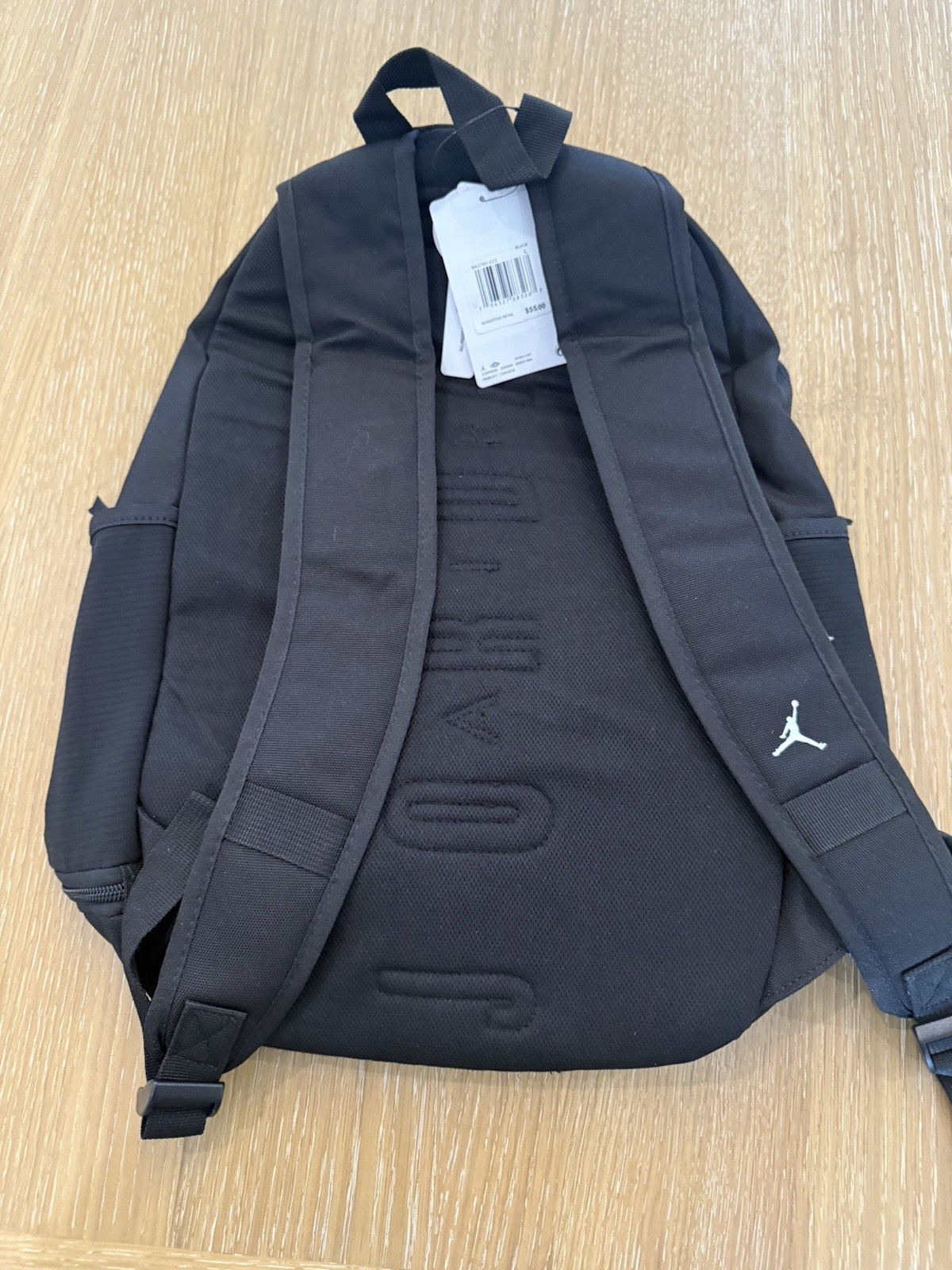 NIKE AIR JORDAN JERSEY BACKPACK #23 CHICAGO BULLS BLACK RED 9A0780-023
