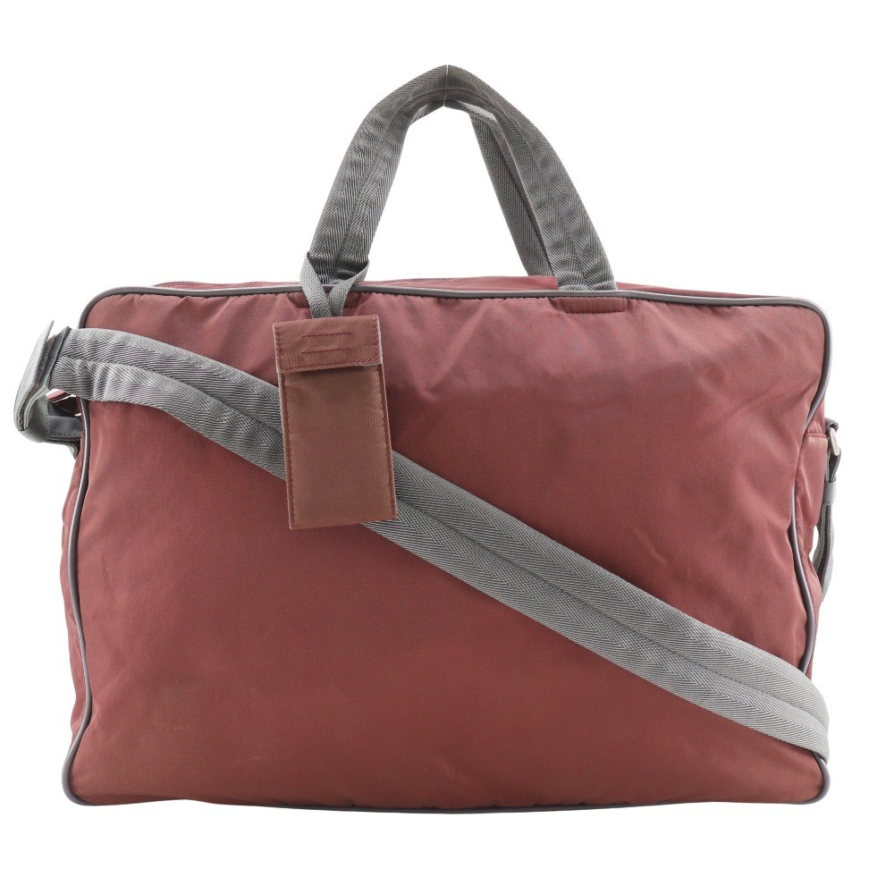 PRADA SPORTS Boston bag 2WAYShoulder Red tea Nylon unisex