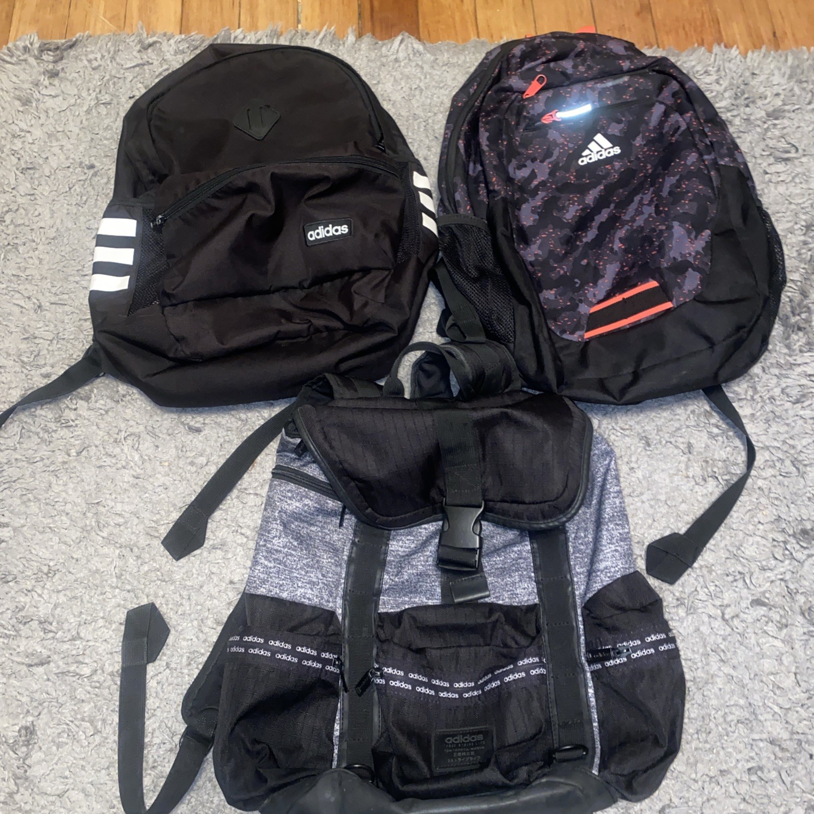 Adidas Backpack Lot 3 All Kid Or Adult Unisex Backpacks