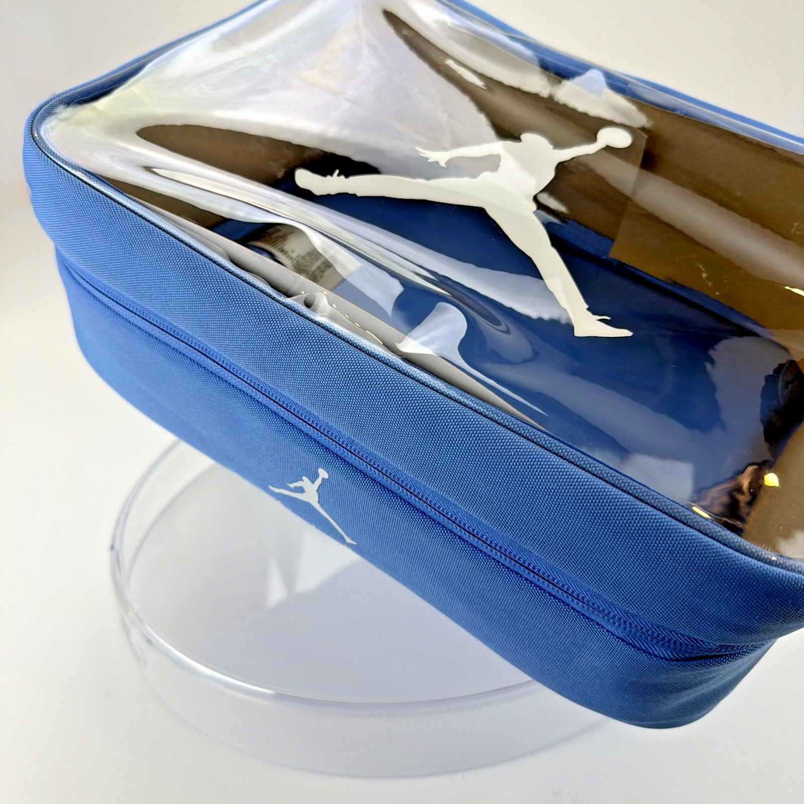 Jordan Clear Top Shoe Box Bag University Blue UNC Sneaker Storage Large 9A0776-B