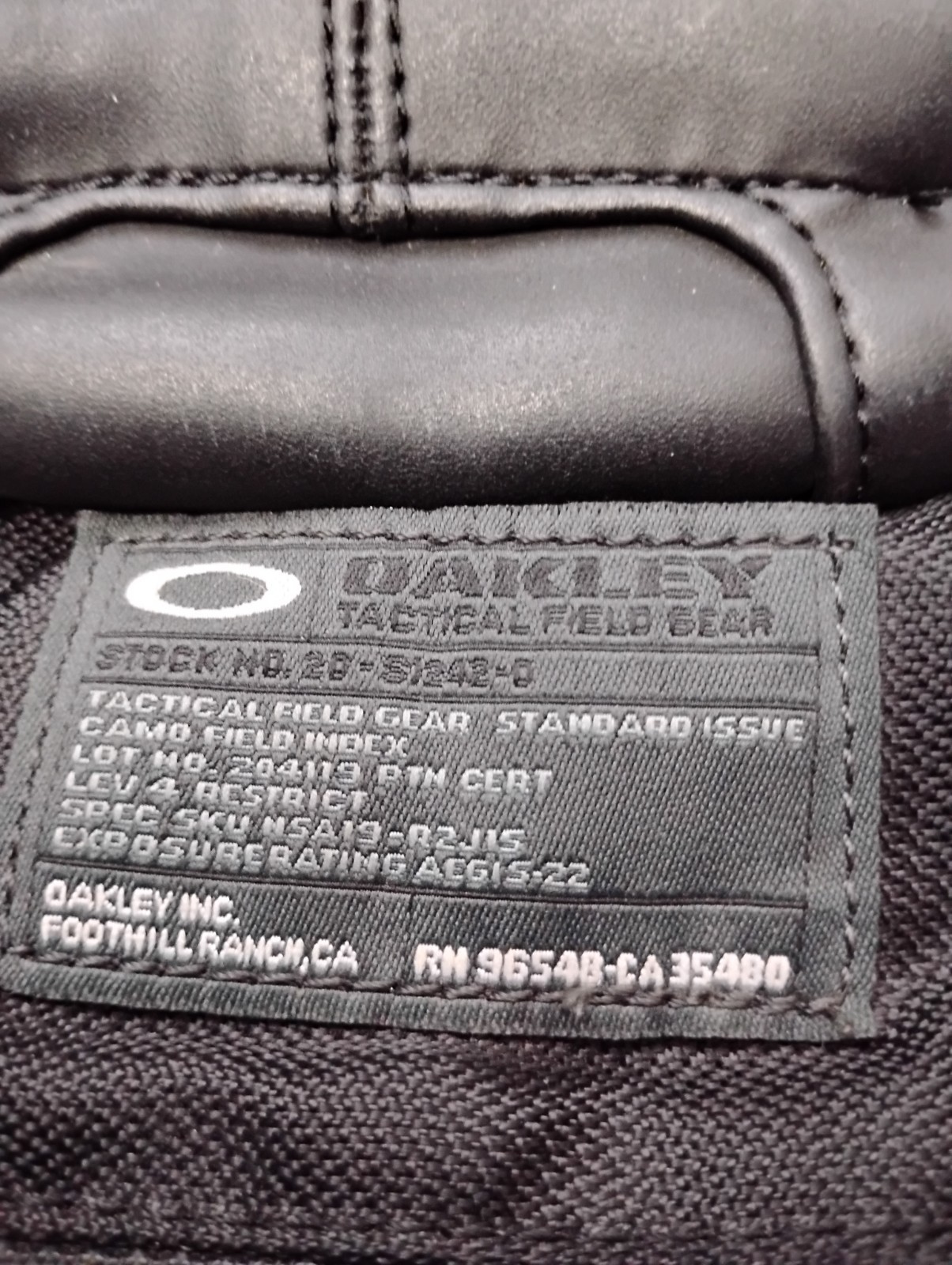 Oakley Kitchen Sink Tactical Field Gear Backpack Stealth Black Daypack Hiking