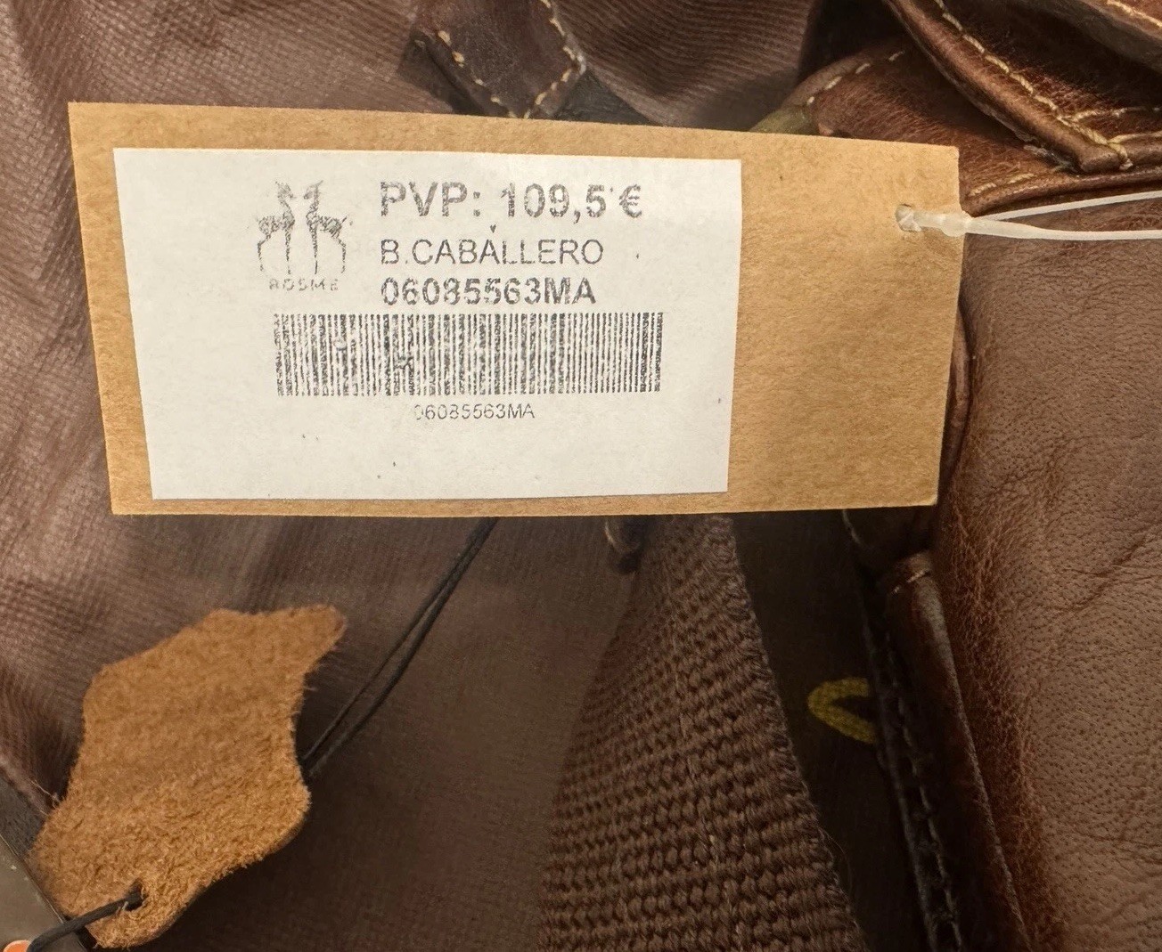 Brown Buffalo leather crossbody made in Spain Rosme Premium