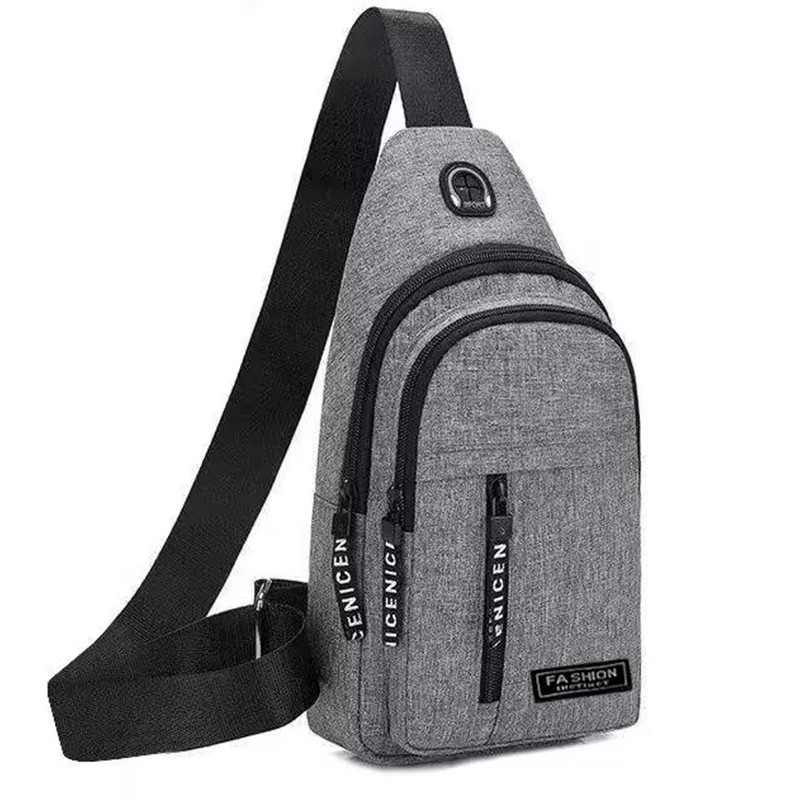 New Multifunctional Chest Bag Men’s Fashion Trend Oxford Cloth Shoulder Bag