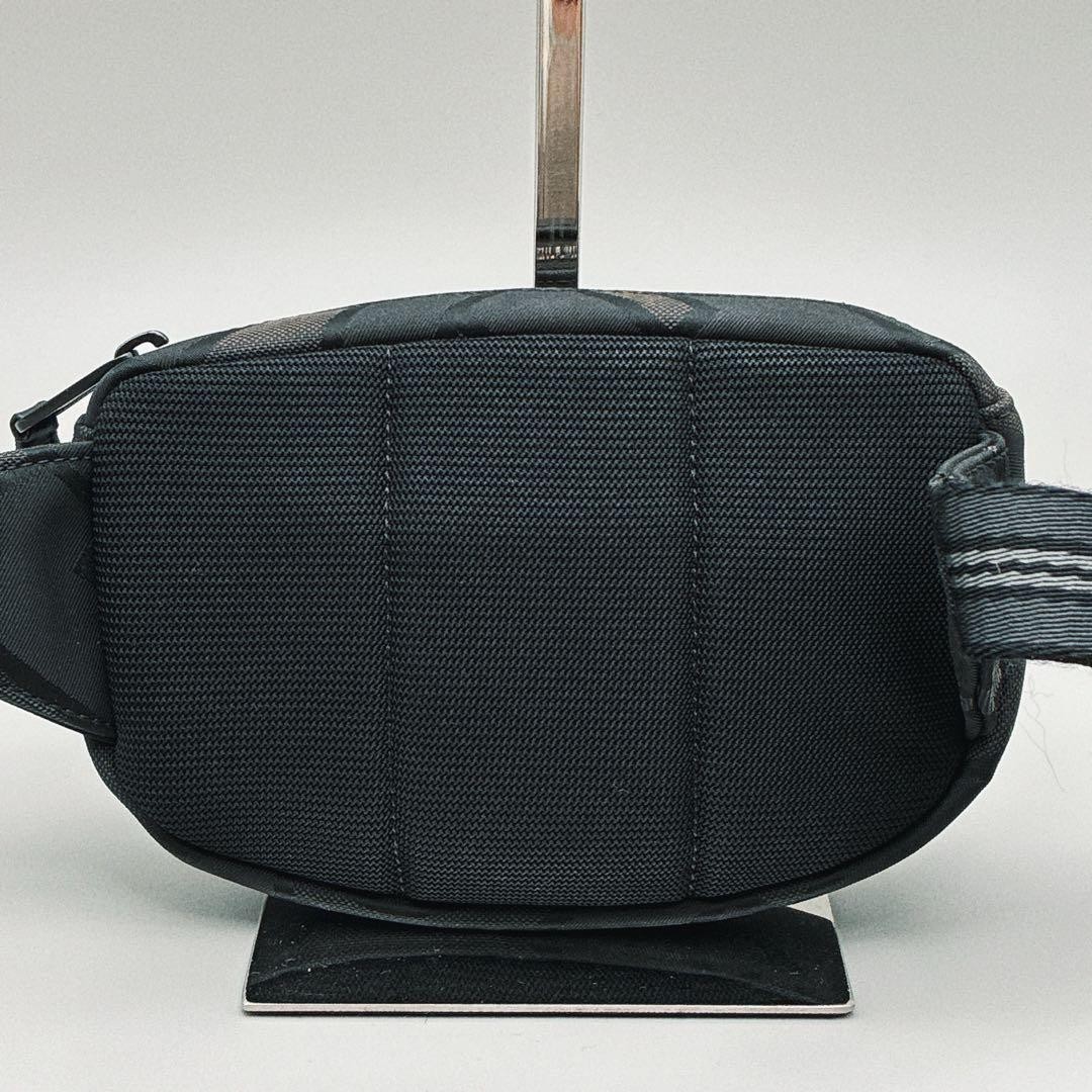 Burberry Bumbag Circle Logo Monogram Body Bag Black Width 18cm Height 13cm