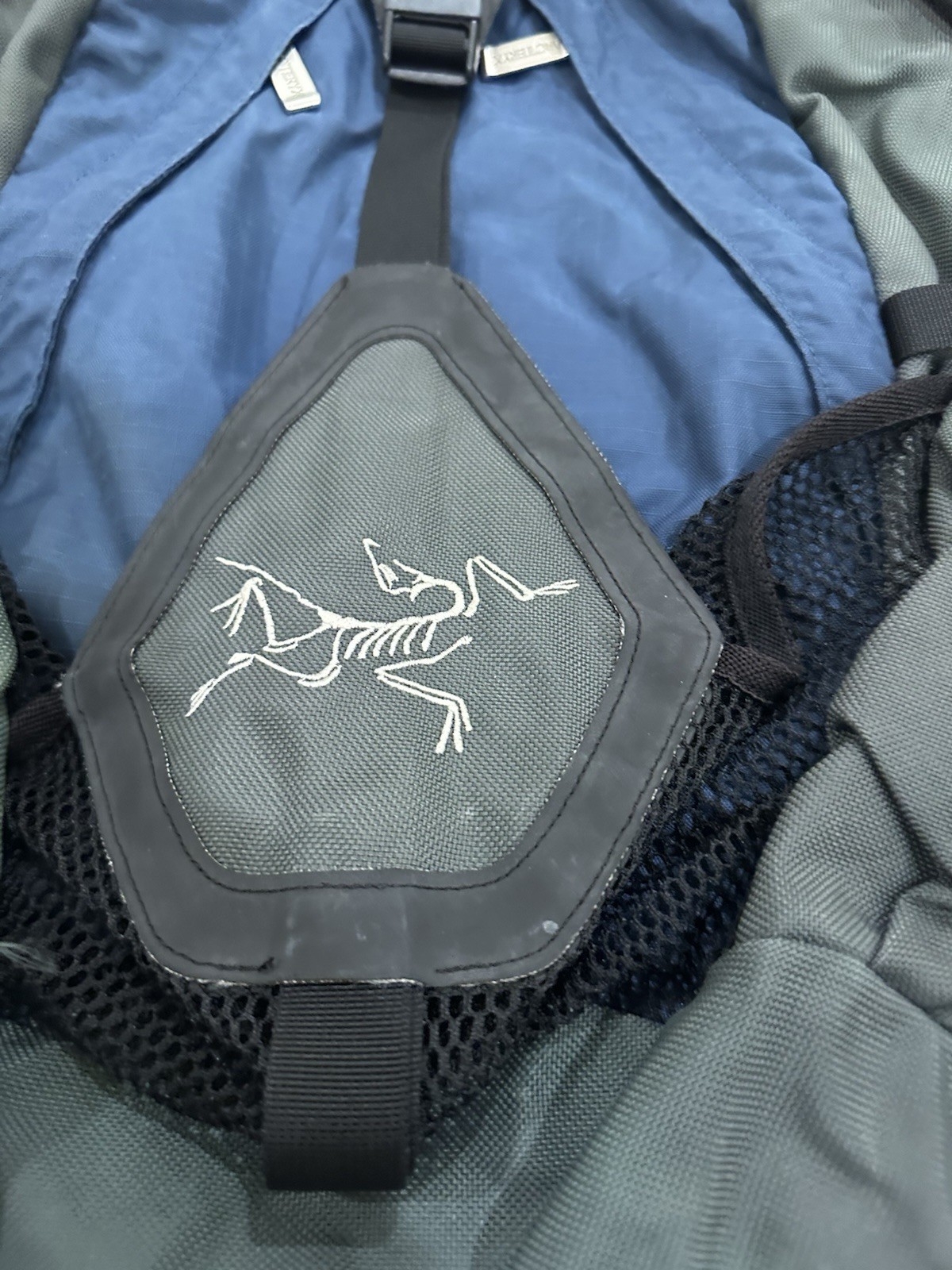Vintage 90s Arc’teryx Rucksack Backpack Grey And Blue