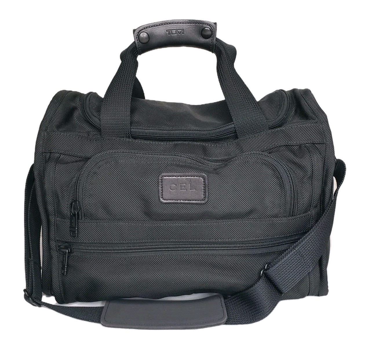 TUMI Alpha Sport Duffle Bag 15” Weekender Carry-On Travel Ballistic Canvas Black