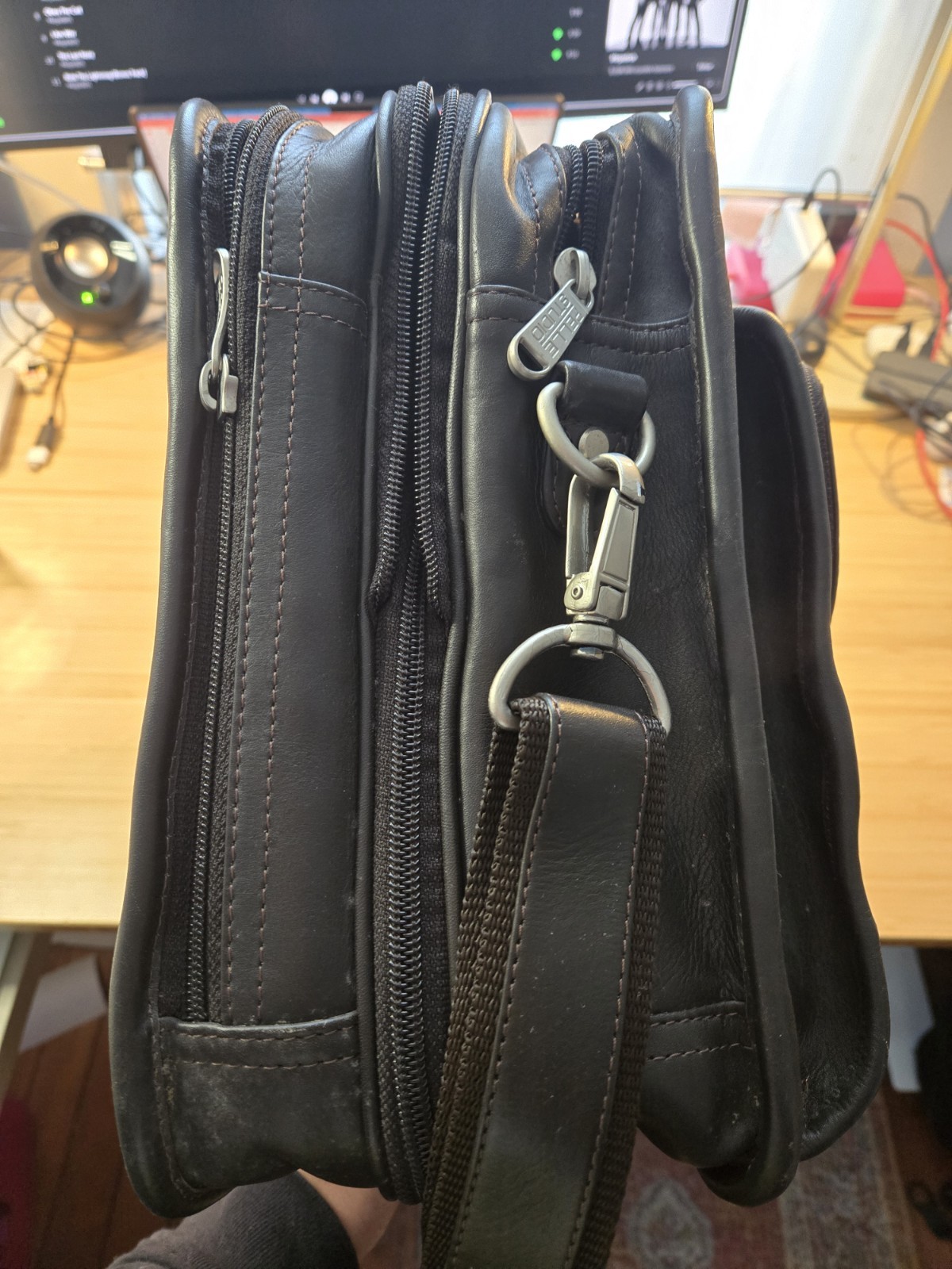 WILSONS LEATHER bag NEW with tags Brown Pelle Studio Laptop Briefcase
