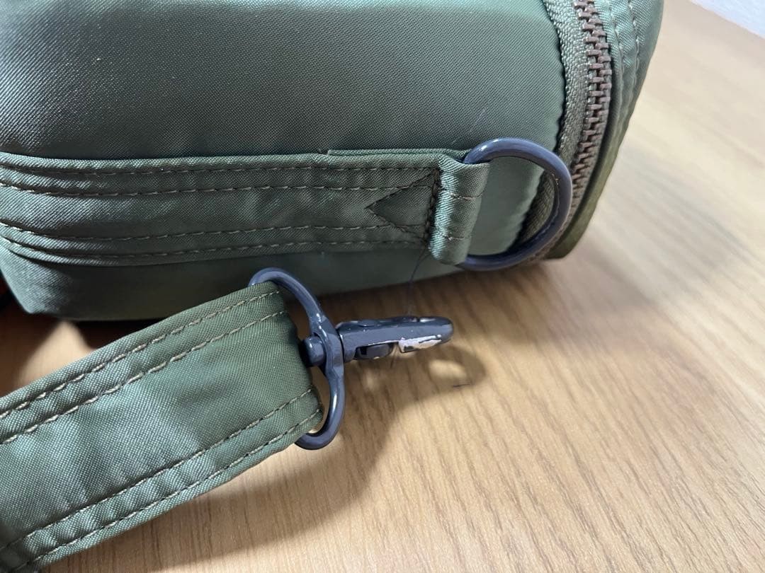 Porter Tanker Camera Bag Sage Green Nylon Shoulder Crossbody Rare Japan