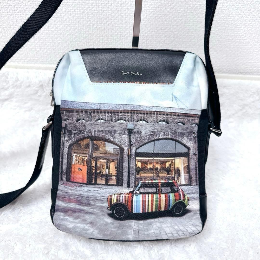 Beautiful item✨ Paul Smith shoulder bag Mini Cooper multi-stripe leather