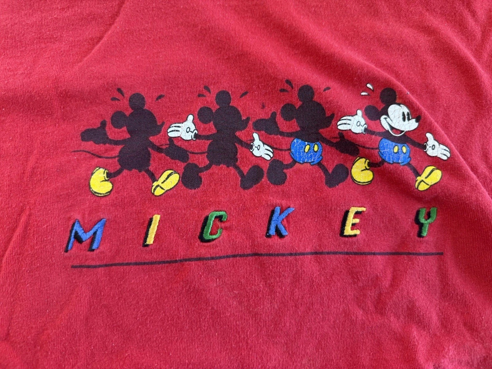 Disney Mickey Mouse Vintage 90s Single Stitch T-Shirt Men’s Size XL