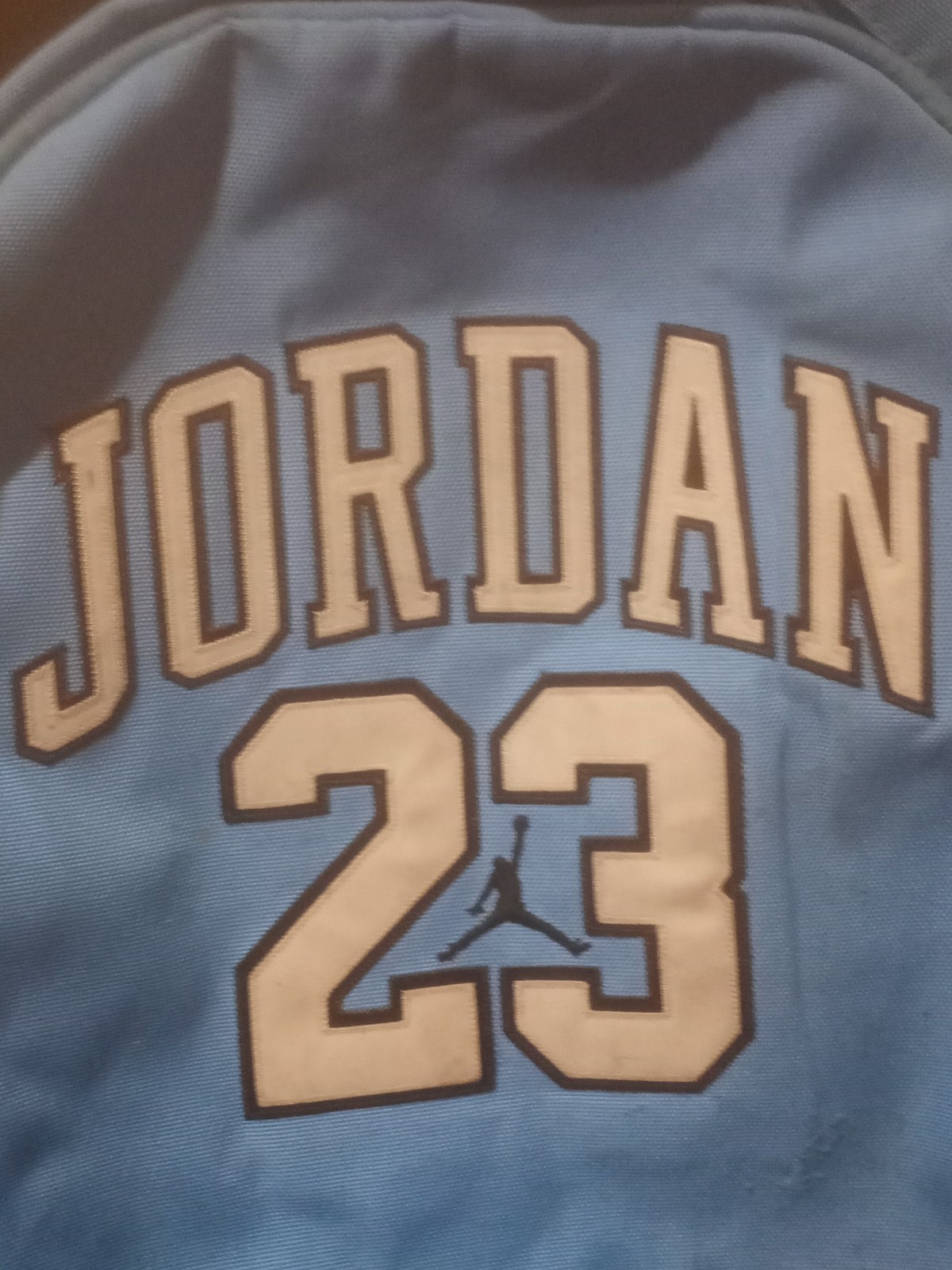 Nike Air Jordan Jersey Backpack North Carolina University 23 Light Blue