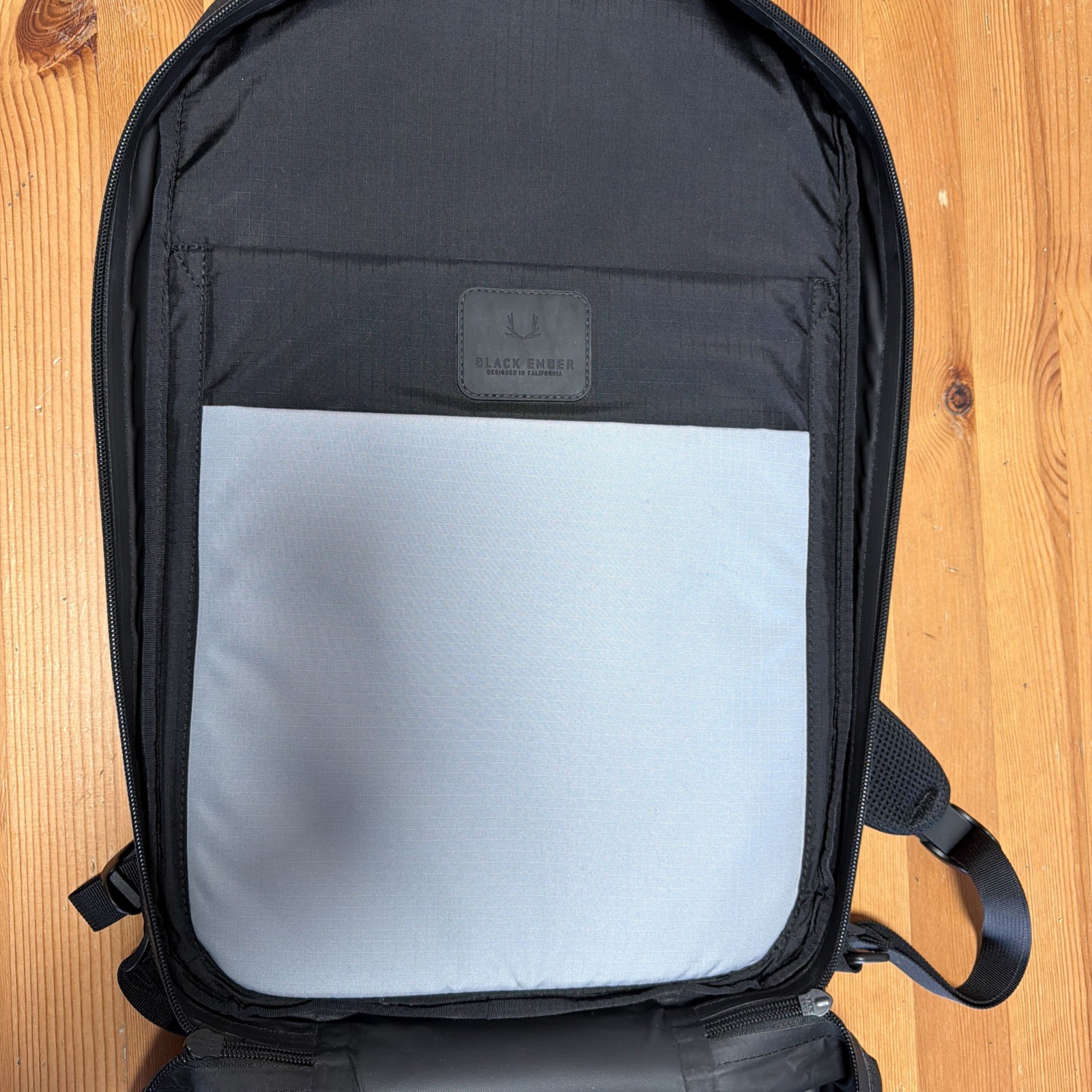 Black Ember Shadow 26L Backpack with camera insert