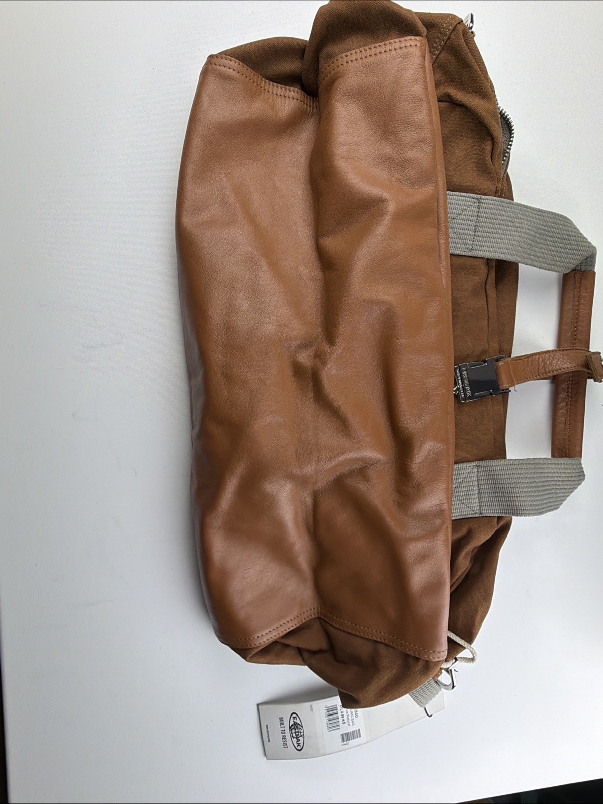 Vintage Kris Van Assche Canvas Leather Duffle / Bowling Bag Travel USA