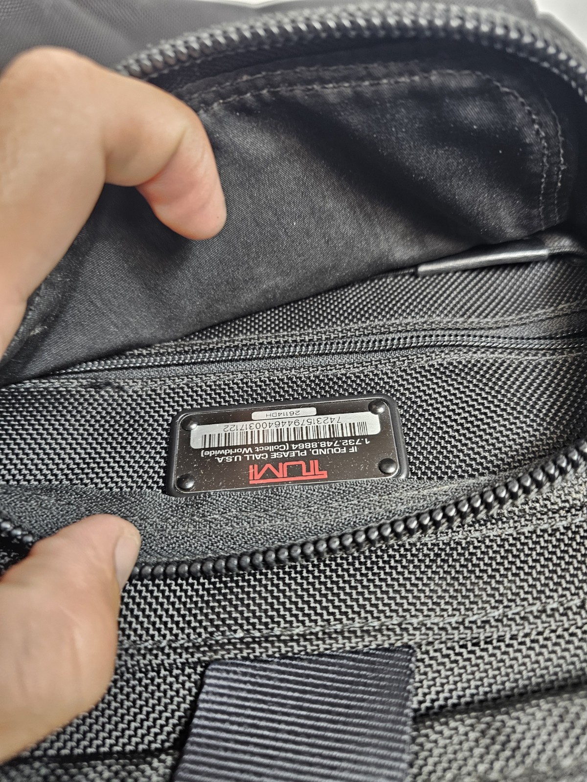 Tumi Alpha 15 inch Expandable Laptop Briefcase – Ballistic Nylon – Black