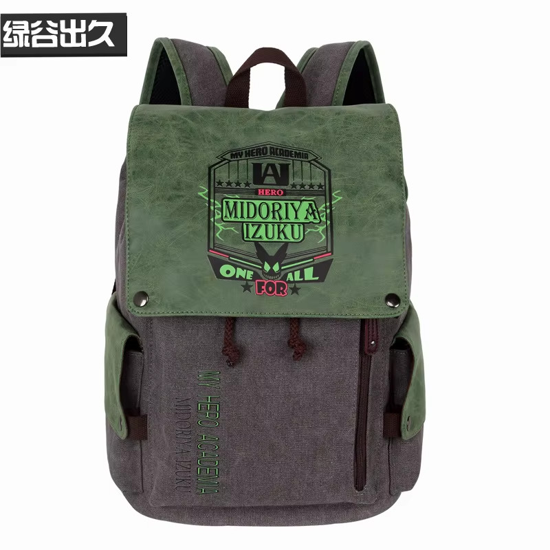 Anime Canvas Backpack Schoolbag