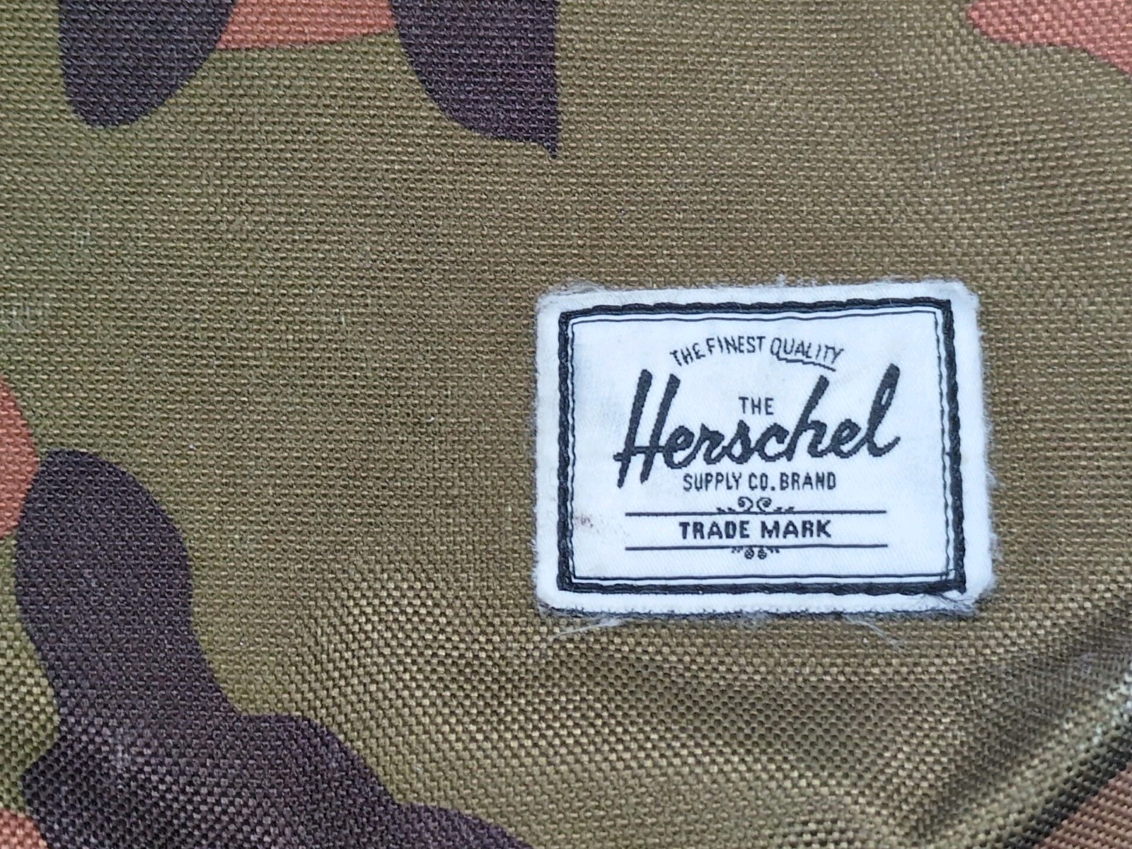 Herschel Backpack Classic X-Large Woodland Camo 30L Used