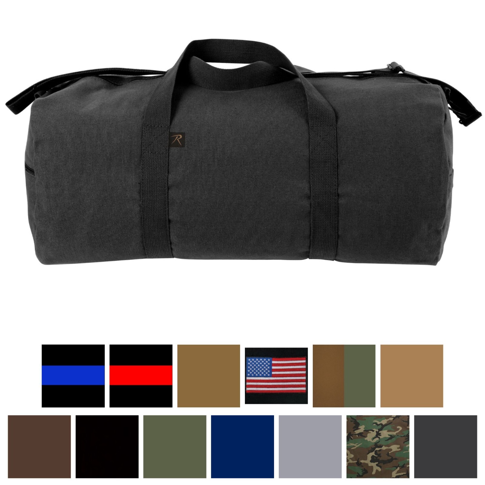 Rothco Camo Tactical Shoulder Bag Sports Canvas Gym Duffle Carry Strap Tote 19″