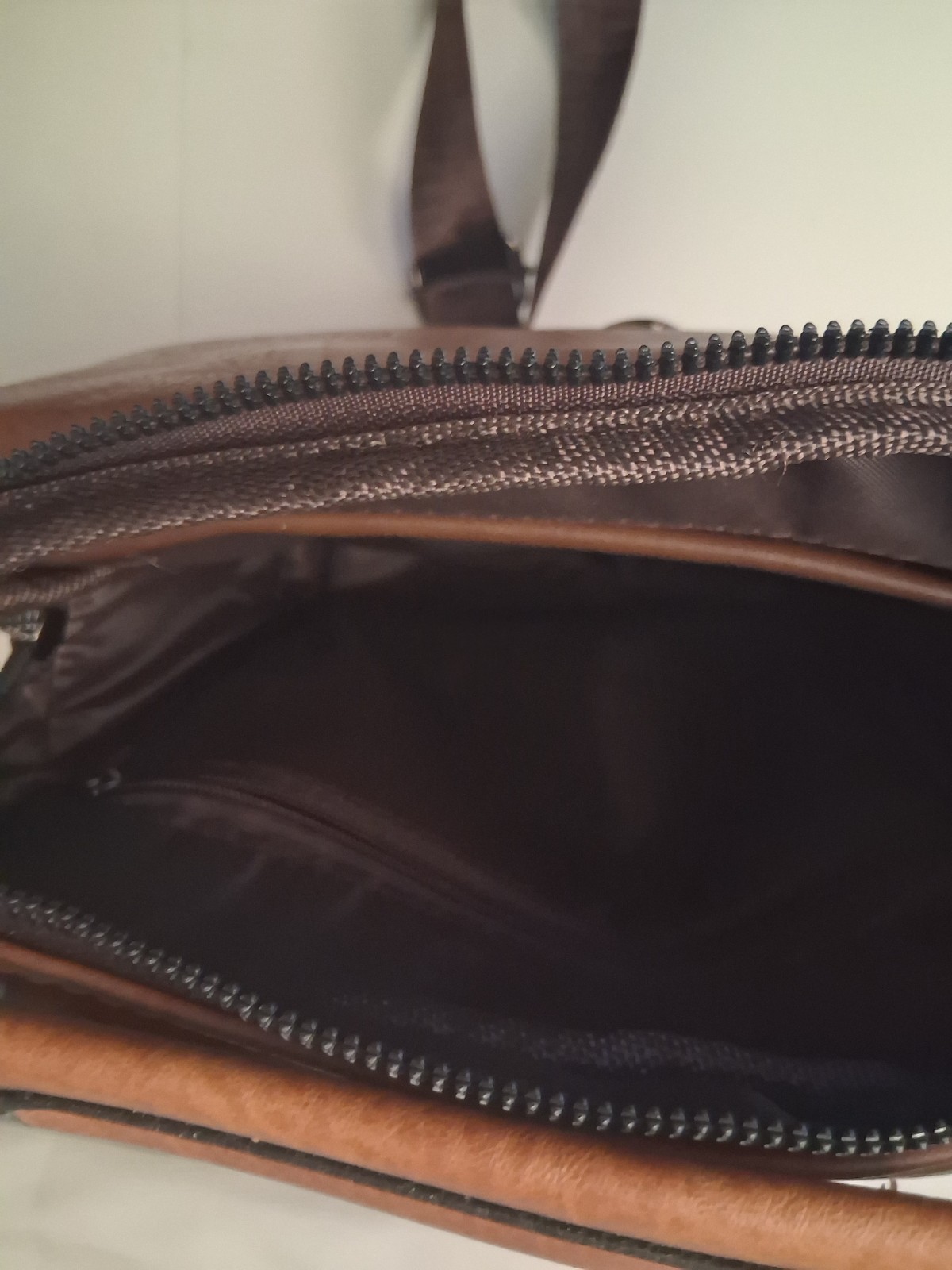 weixier crossbody bag men’s shoulder bag brown leather brand new