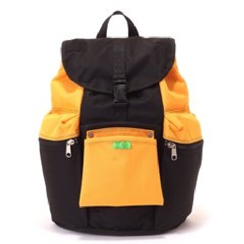 Yoshida Bag PORTER UNION RUCKSACK 782-08692 Black/Yellow W30xH42cm 15L Polyester