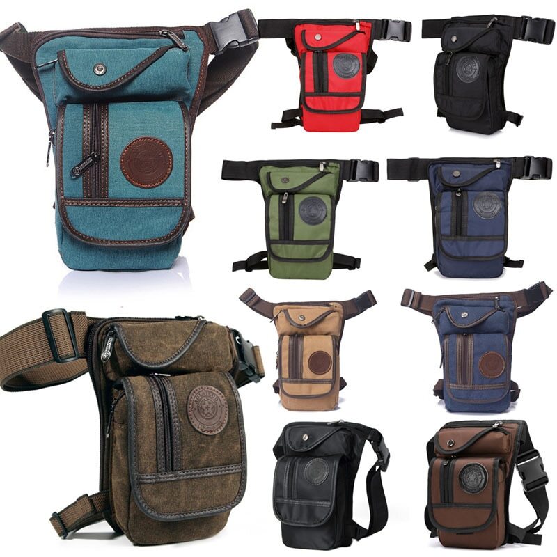 Men’s Waist Drop Leg Thigh Bag Outdoor Hip Belt Fanny Utility Pack Outdoor Pouch